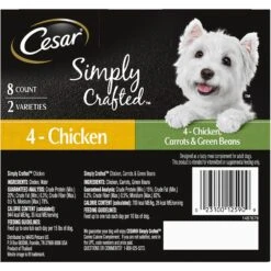 Cesar Simply Crafted Variety Pack Chicken & Chicken, Carrots & Green Beans Limited-Ingredient Adult Wet Dog Food Topper & Cesar Filet Mignon Flavor & Spring Vegetables Garnish Small Breed Dry Dog Food 13 Cesar Simply Crafted Variety Pack Chicken & Chicken, Carrots & Green Beans Limited-Ingredient Adult Wet Dog Food Topper & Cesar Filet Mignon Flavor & Spring Vegetables Garnish Small Breed Dry Dog Food -Snuggle Paws 688966 PT2. AC SS1800 V1668800830