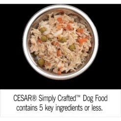 Cesar Simply Crafted Cuisine Complement Soft Wet Adult Dog Food Topper Variety Pack & Cesar Rotisserie Chicken Flavor & Spring Vegetables Garnish Small Breed Dry Dog Food 14 Cesar Simply Crafted Cuisine Complement Soft Wet Adult Dog Food Topper Variety Pack & Cesar Rotisserie Chicken Flavor & Spring Vegetables Garnish Small Breed Dry Dog Food -Snuggle Paws 689054 PT3. AC SS1800 V1668809777