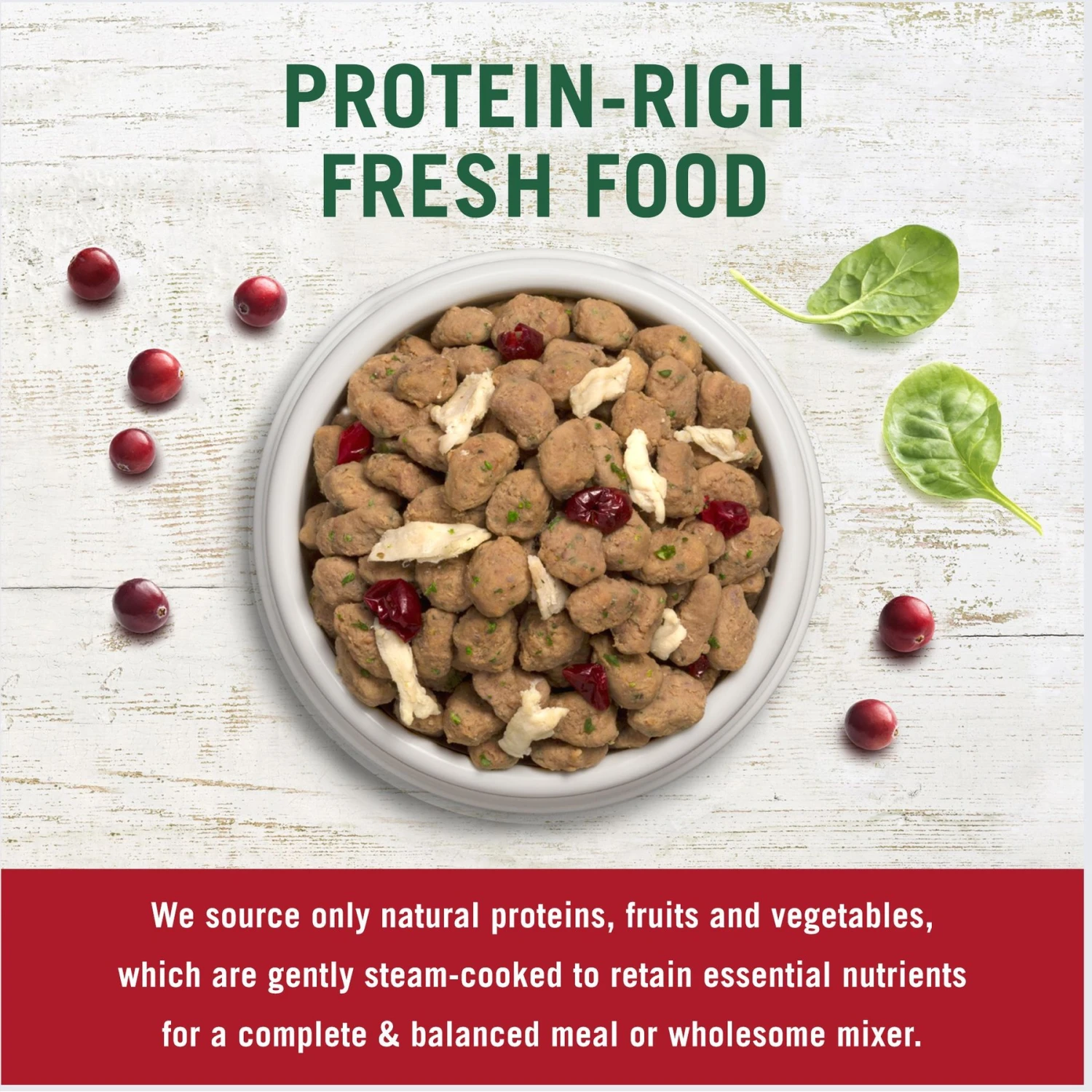 Freshpet Vital Chicken, Beef, Salmon & Egg Recipe Grain-Free Fresh Dog Food & Freshpet Dognation Turkey Bacon Grain-Free Fresh Dog Treats, 3-oz Bag, Case Of 6 6 Freshpet Vital Chicken, Beef, Salmon & Egg Recipe Grain-Free Fresh Dog Food & Freshpet Dognation Turkey Bacon Grain-Free Fresh Dog Treats, 3-oz Bag, Case Of 6 - Image 4