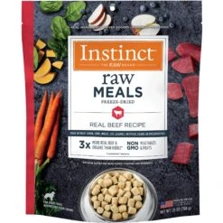 Instinct Frozen Raw Bites Grain-Free Real Beef Recipe Dog Food & Instinct Freeze-Dried Raw Meals Real Beef Recipe Grain-Free Dog Food -Snuggle Paws 693566 PT5. AC SS1800 V1669099849