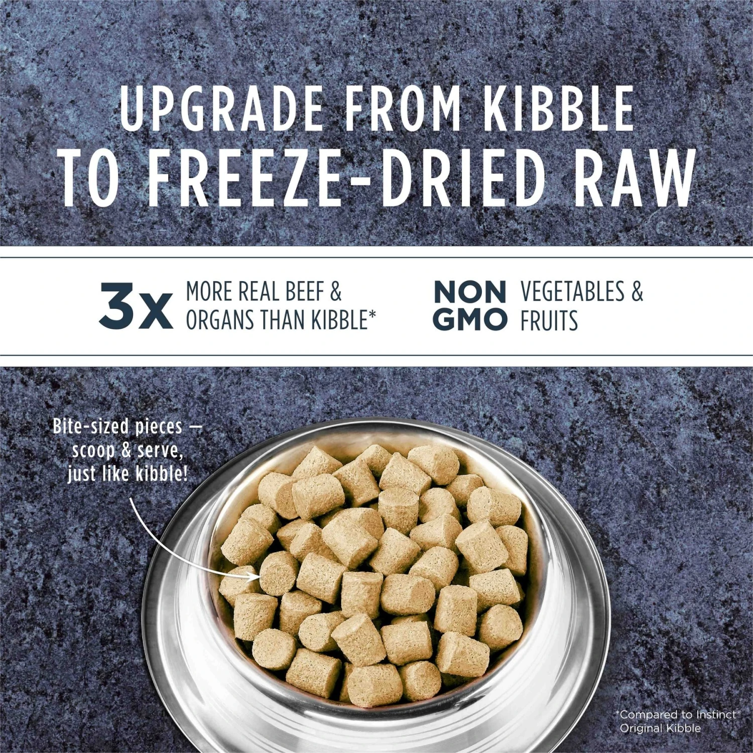 Instinct Freeze-Dried Raw Meals Real Beef Recipe Grain-Free Dog Food & Instinct Freeze-Dried Raw Meals Cage-Free Chicken Recipe Grain-Free Dog Food 7 Instinct Freeze-Dried Raw Meals Real Beef Recipe Grain-Free Dog Food & Instinct Freeze-Dried Raw Meals Cage-Free Chicken Recipe Grain-Free Dog Food - Image 5