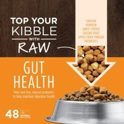 Instinct Freeze-Dried Raw Boost Mixers Grain-Free Gut Health Recipe Dog Food Topper & Instinct Healthy Cravings Grain-Free Cuts & Gravy Recipe Variety Pack Wet Dog Food Topper -Snuggle Paws 693598 PT3. AC SS1800 V1669099852