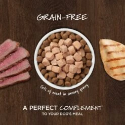 Instinct Freeze-Dried Raw Boost Mixers Grain-Free Gut Health Recipe Dog Food Topper & Instinct Healthy Cravings Grain-Free Cuts & Gravy Recipe Variety Pack Wet Dog Food Topper -Snuggle Paws 693598 PT8. AC SS1800 V1669121579