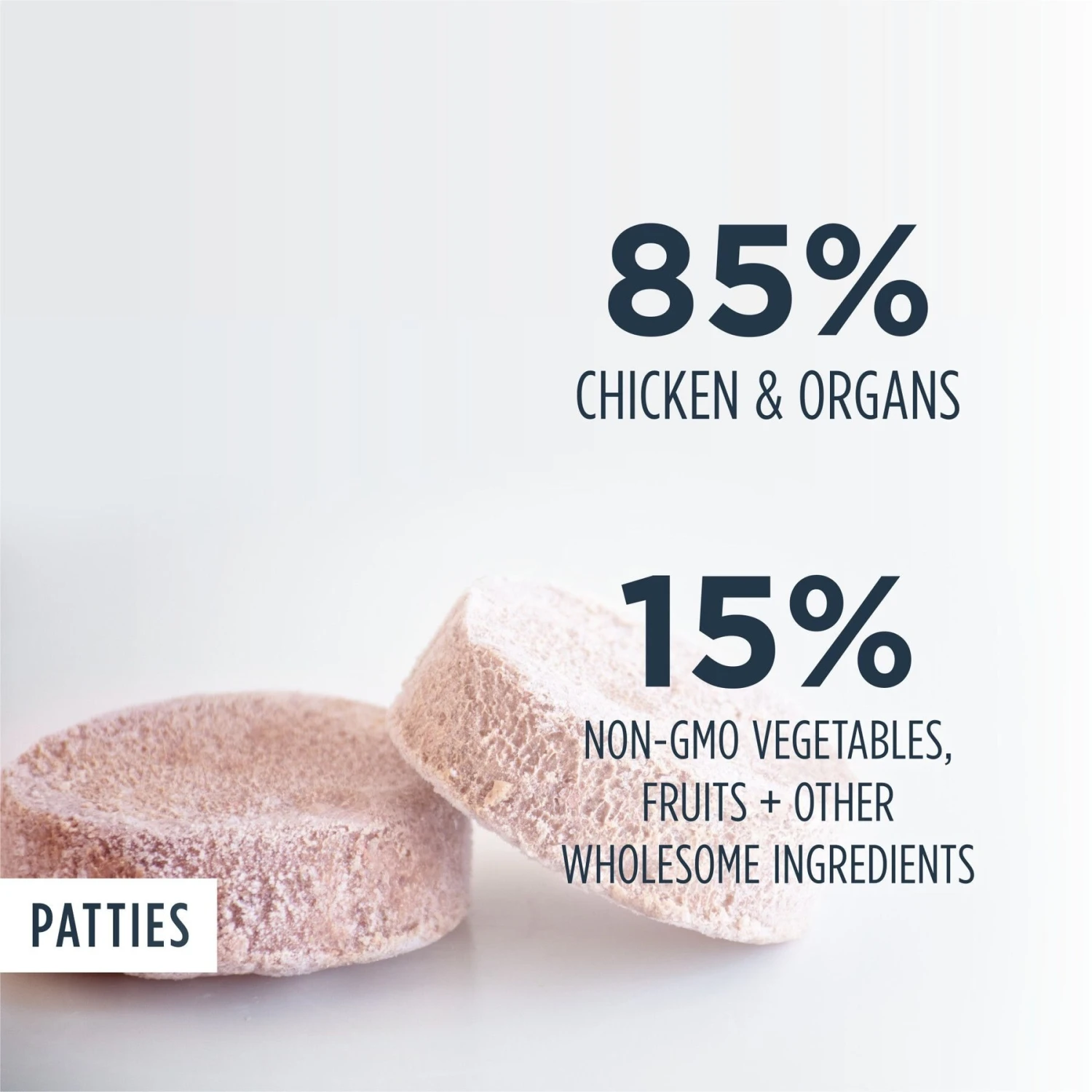 Instinct Frozen Raw Patties Grain-Free Cage-Free Chicken Recipe Dog Food 5 Instinct Frozen Raw Patties Grain-Free Cage-Free Chicken Recipe Dog Food - Image 3