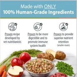 JustFoodForDogs Beef & Russet Potato Recipe Frozen Human-Grade Fresh Dog Food & JustFoodForDogs Pumpkin Dehydrated Dog Treats, 5-oz Bag -Snuggle Paws 694454 PT3. AC SS1800 V1667949029