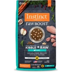 Instinct Bites Chicken Recipe Grain-Free Cage-Free Raw Frozen Puppy Food, 3-lb Bag + 2 Items -Snuggle Paws 696542 PT7. AC SS1800 V1668107393