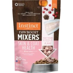Instinct Freeze-Dried Raw Boost Mixers Grain-Free Skin & Coat Health Recipe Dog Food Topper + 2 Items 15 Instinct Freeze-Dried Raw Boost Mixers Grain-Free Skin & Coat Health Recipe Dog Food Topper + 2 Items -Snuggle Paws 696550 PT4. AC SS1800 V1668107989
