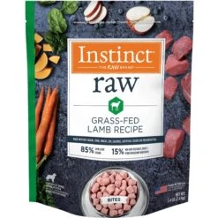 Instinct Frozen Raw Bites Grain-Free Cage-Free Chicken Recipe Dog Food + 2 Items -Snuggle Paws 696566 PT7. AC SS1800 V1668107060