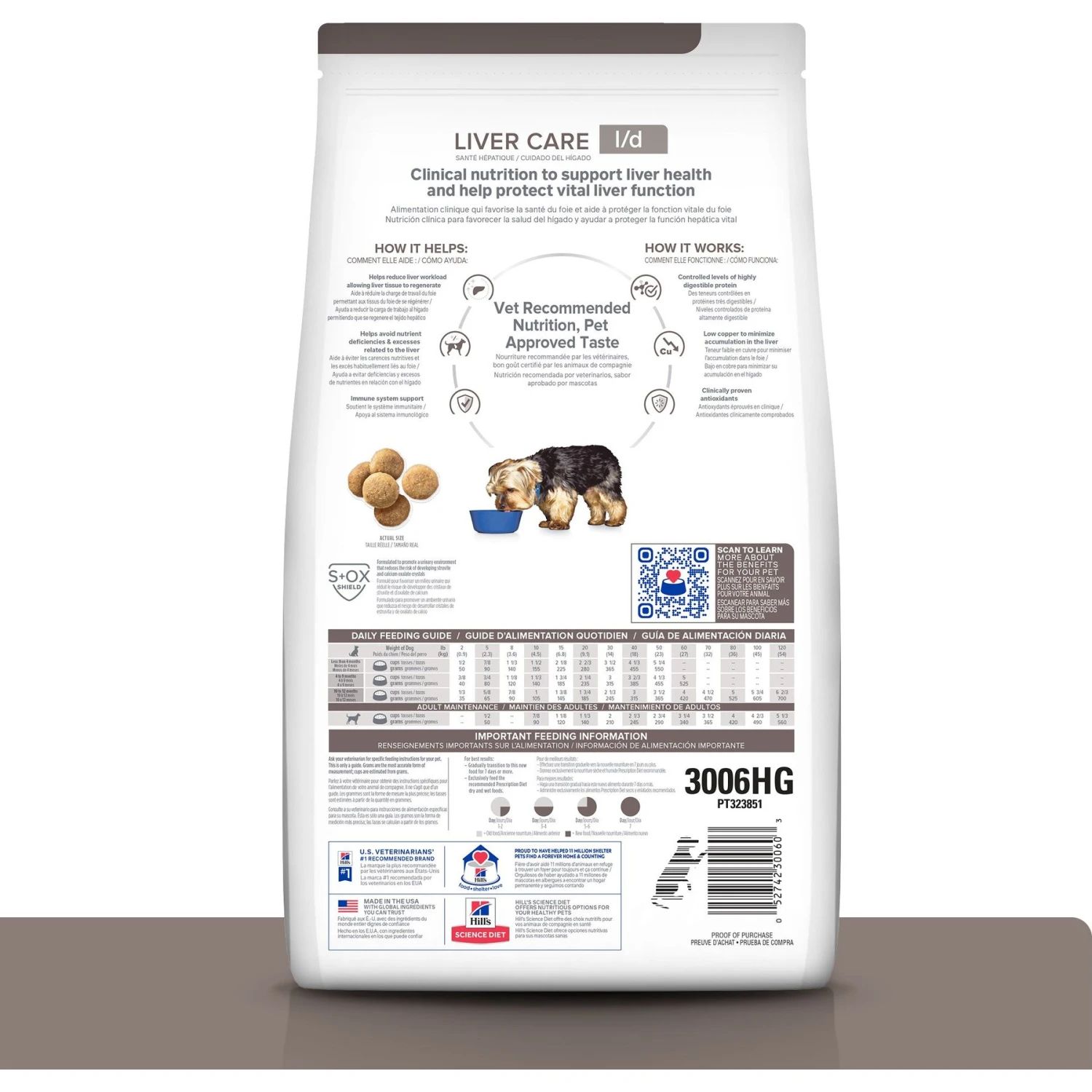 Hill's Prescription Diet L/d Liver Care Chicken Flavor Dry Dog Food 4 Hill's Prescription Diet L/d Liver Care Chicken Flavor Dry Dog Food - Image 2