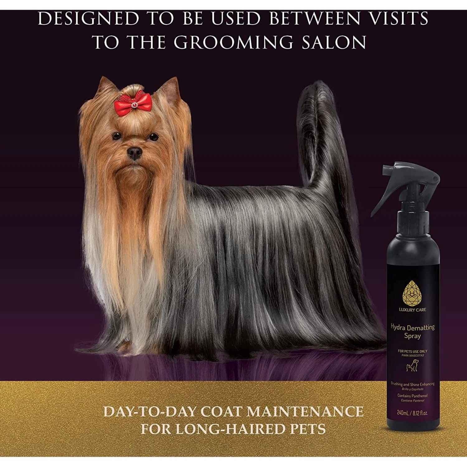 Hydra Luxury Care Cat & Dog Dematting Spray, 8.12-oz Bottle 7 Hydra Luxury Care Cat & Dog Dematting Spray, 8.12-oz Bottle - Image 5