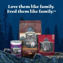 Blue Buffalo Wilderness Rocky Mountain Recipe Large Breed Adult High Protein Natural Red Meat & Grain Dry Dog Food -Snuggle Paws 711294 PT7. AC SS1800 V1694550811