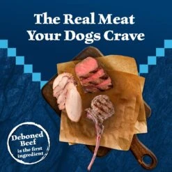 Blue Buffalo Wilderness Rocky Mountain Recipe Senior High Protein Natural Red Meat & Grain Dry Dog Food, 28-lb Bag -Snuggle Paws 711326 PT2. AC SS1800 V1694549468
