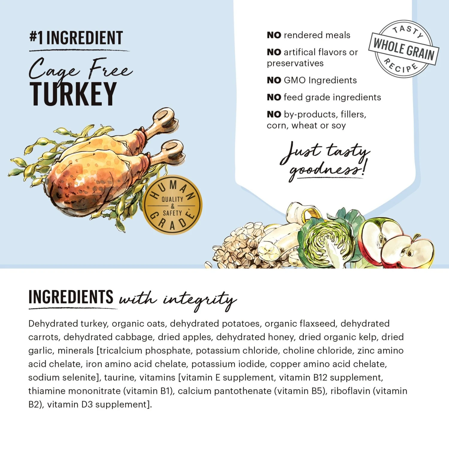 The Honest Kitchen Whole Grain Turkey Recipe Dehydrated Dog Food & The Honest Kitchen Whole Grain Chicken Recipe Dehydrated Dog Food 6 The Honest Kitchen Whole Grain Turkey Recipe Dehydrated Dog Food & The Honest Kitchen Whole Grain Chicken Recipe Dehydrated Dog Food - Image 4
