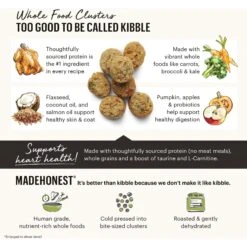 The Honest Kitchen Grain-Free Beef Whole Food Clusters Dry Dog Food & The Honest Kitchen Food Clusters Whole Grain Chicken & Oat Recipe Dog Food -Snuggle Paws 715798 PT8. AC SS1800 V1669738442