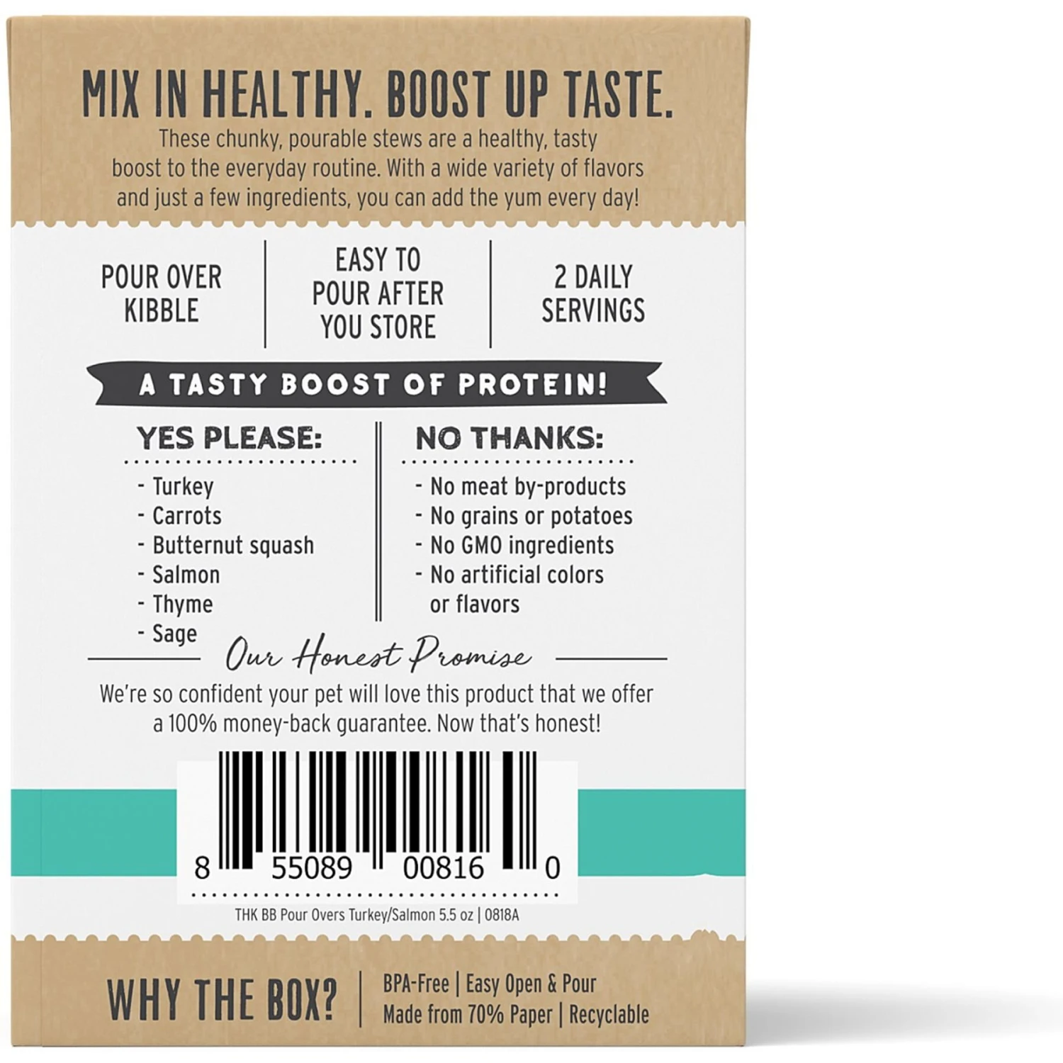 The Honest Kitchen Bone Broth POUR OVERS Turkey & Salmon Stew Wet Dog Food Topper & The Honest Kitchen Bone Broth POUR OVERS Beef Stew Wet Dog Food Topper 5 The Honest Kitchen Bone Broth POUR OVERS Turkey & Salmon Stew Wet Dog Food Topper & The Honest Kitchen Bone Broth POUR OVERS Beef Stew Wet Dog Food Topper - Image 3