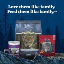Blue Buffalo Wilderness Puppy High Protein Natural Chicken & Wholesome Grains Dry Dog Food -Snuggle Paws 733510 PT8. AC SS1800 V1694549409