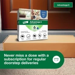 Advantage II Flea Spot Treatment For Dogs, Over 55 Lbs 19 Advantage II Flea Spot Treatment For Dogs, Over 55 Lbs -Snuggle Paws 73929 PT8. AC SS1800 V1680187631