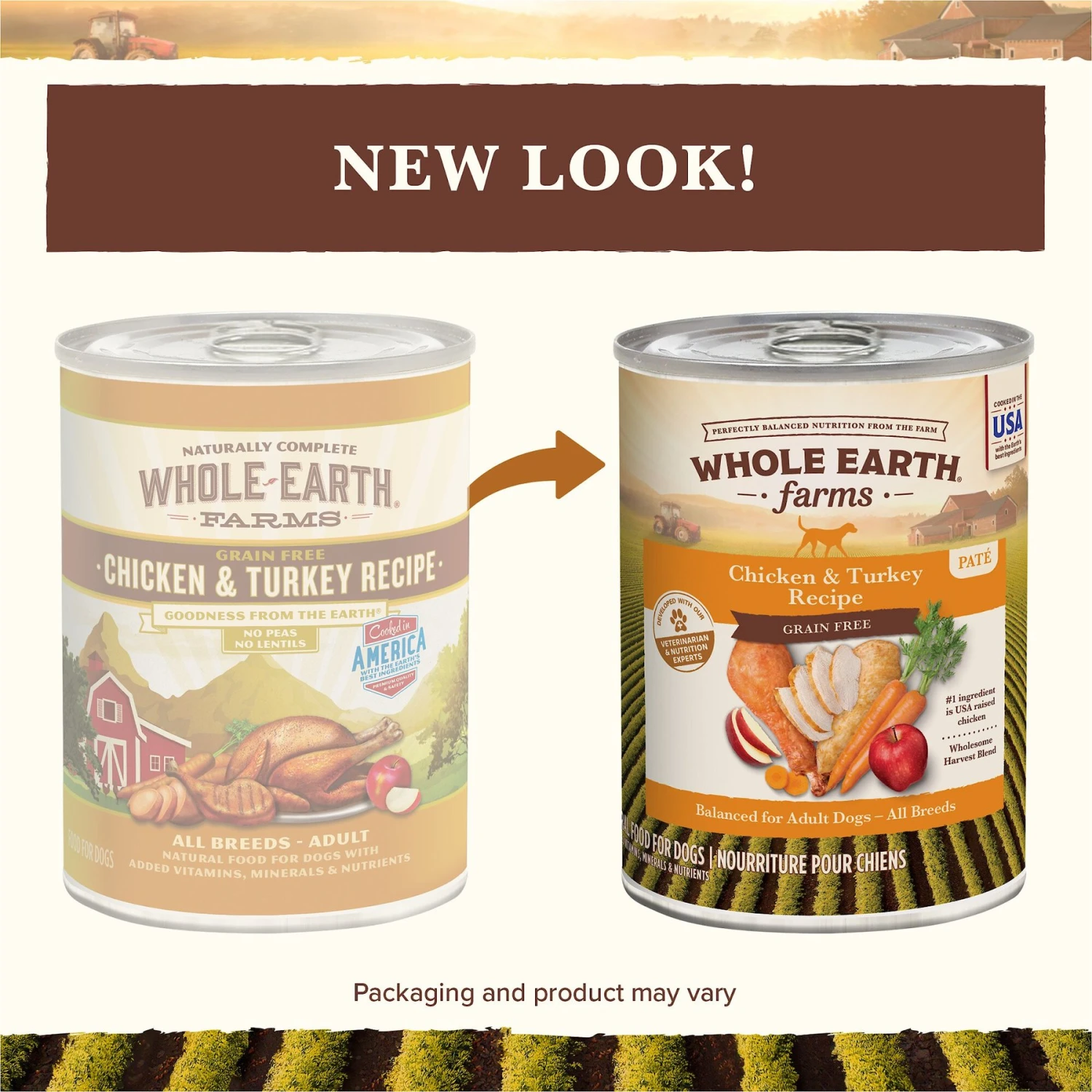Whole Earth Farms Grain-Free Chicken & Turkey Recipe Canned Dog Food 4 Whole Earth Farms Grain-Free Chicken & Turkey Recipe Canned Dog Food - Image 2