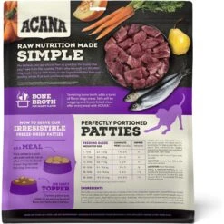 ACANA Duck Recipe Patties Grain-Free Freeze-Dried Dog Food & Topper, 14-oz Bag 12 ACANA Duck Recipe Patties Grain-Free Freeze-Dried Dog Food & Topper, 14-oz Bag -Snuggle Paws 741142 PT2. AC SS1800 V1688662755