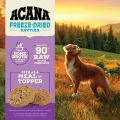 ACANA Duck Recipe Patties Grain-Free Freeze-Dried Dog Food & Topper, 14-oz Bag 15 ACANA Duck Recipe Patties Grain-Free Freeze-Dried Dog Food & Topper, 14-oz Bag -Snuggle Paws 741142 PT5. AC SS1800 V1688669109