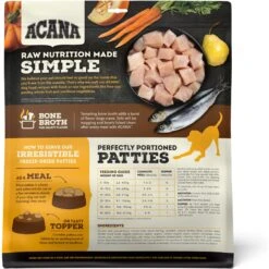 ACANA Chicken Recipe Patties Grain-Free Freeze-Dried Dog Food & Topper, 14-oz Bag -Snuggle Paws 741174 PT2. AC SS1800 V1688668700