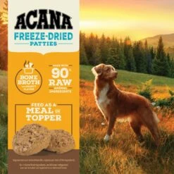 ACANA Chicken Recipe Patties Grain-Free Freeze-Dried Dog Food & Topper, 14-oz Bag -Snuggle Paws 741174 PT5. AC SS1800 V1688668626