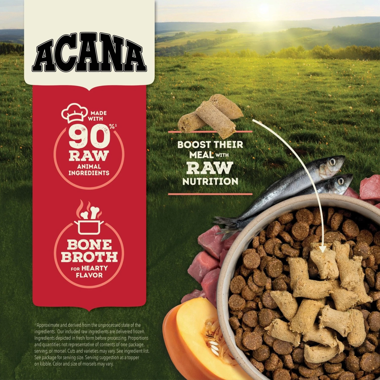 ACANA Ranch-Raised Beef Recipe Morsels Grain-Free Freeze-Dried Dog Food & Topper, 8-oz Bag 7 ACANA Ranch-Raised Beef Recipe Morsels Grain-Free Freeze-Dried Dog Food & Topper, 8-oz Bag - Image 5