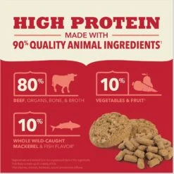 ACANA Ranch-Raised Beef Recipe Patties Grain-Free Freeze-Dried Dog Food & Topper, 14-oz Bag -Snuggle Paws 741238 PT4. AC SS1800 V1688759088