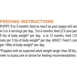 ACANA Premium Pate Puppy Recipe In Bone Broth Grain-Free Wet Dog Food -Snuggle Paws 741334 PT7. AC SS1800 V1681937701