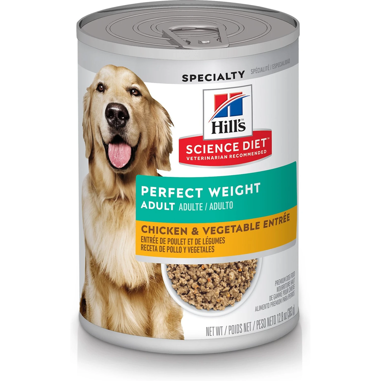 Hill's Science Diet Adult Perfect Weight Chicken & Vegetables Entree Canned Dog Food 3 Hill's Science Diet Adult Perfect Weight Chicken & Vegetables Entree Canned Dog Food