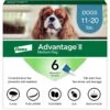 Advantage II Flea Spot Treatment For Dogs, 11-20 Lbs -Snuggle Paws 74388 MAIN. AC SS1800 V1680188710
