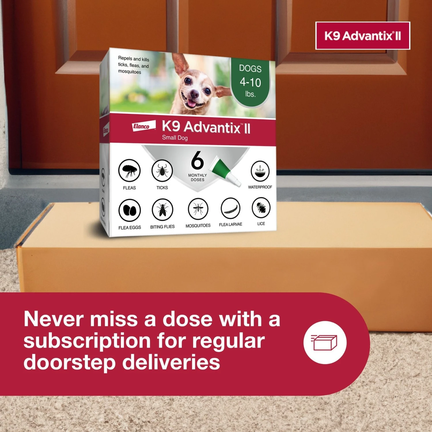 K9 Advantix II Flea & Tick Spot Treatment For Dogs, 4-10 Lbs 11 K9 Advantix II Flea & Tick Spot Treatment For Dogs, 4-10 Lbs - Image 9