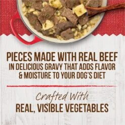 Merrick Kitchen Comforts Beef & Brown Rice Wet Dog Food, 12.7-oz Can, Case Of 12 -Snuggle Paws 744390 PT2. AC SS1800 V1683814433