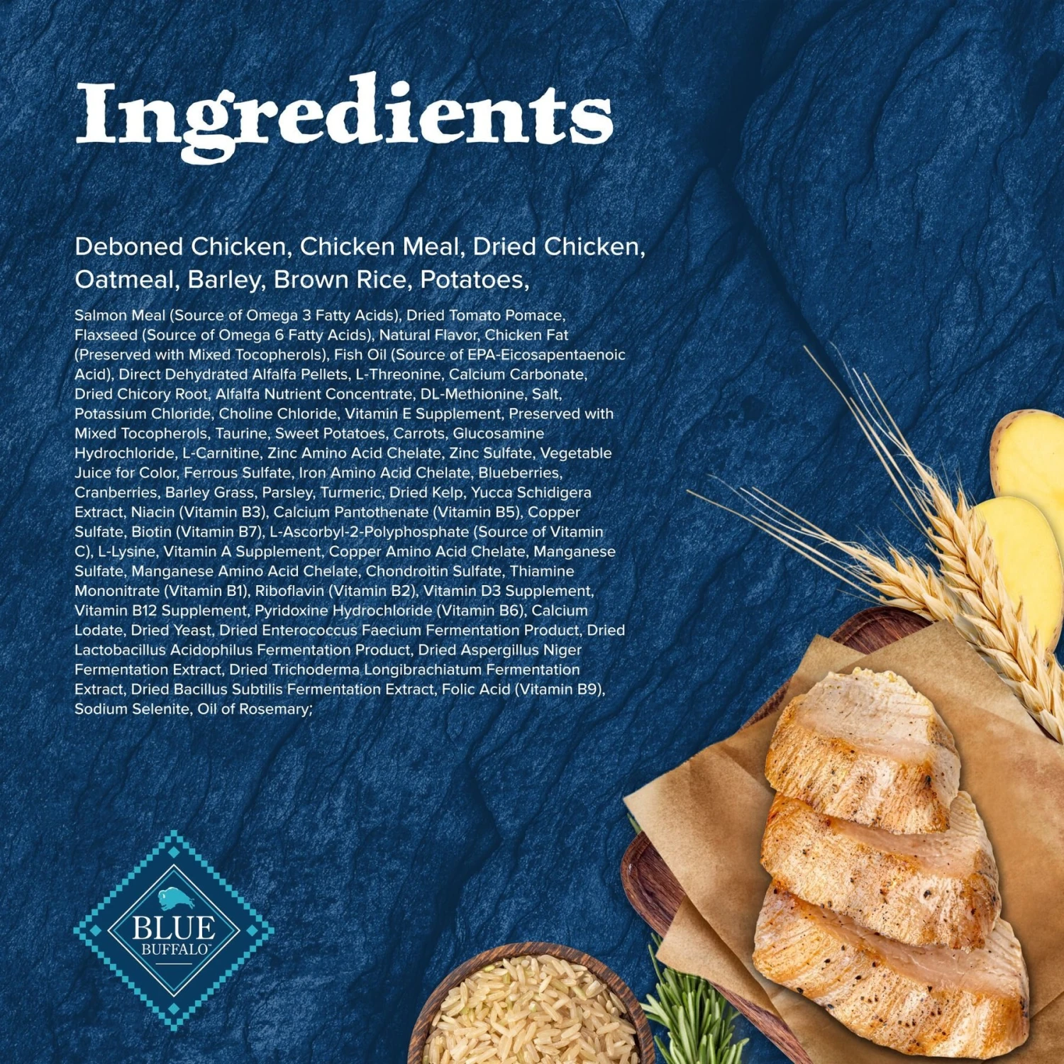 Blue Buffalo Wilderness Large Breed Adult High Protein Natural Chicken & Wholesome Grains Dry Dog Food 7 Blue Buffalo Wilderness Large Breed Adult High Protein Natural Chicken & Wholesome Grains Dry Dog Food - Image 5