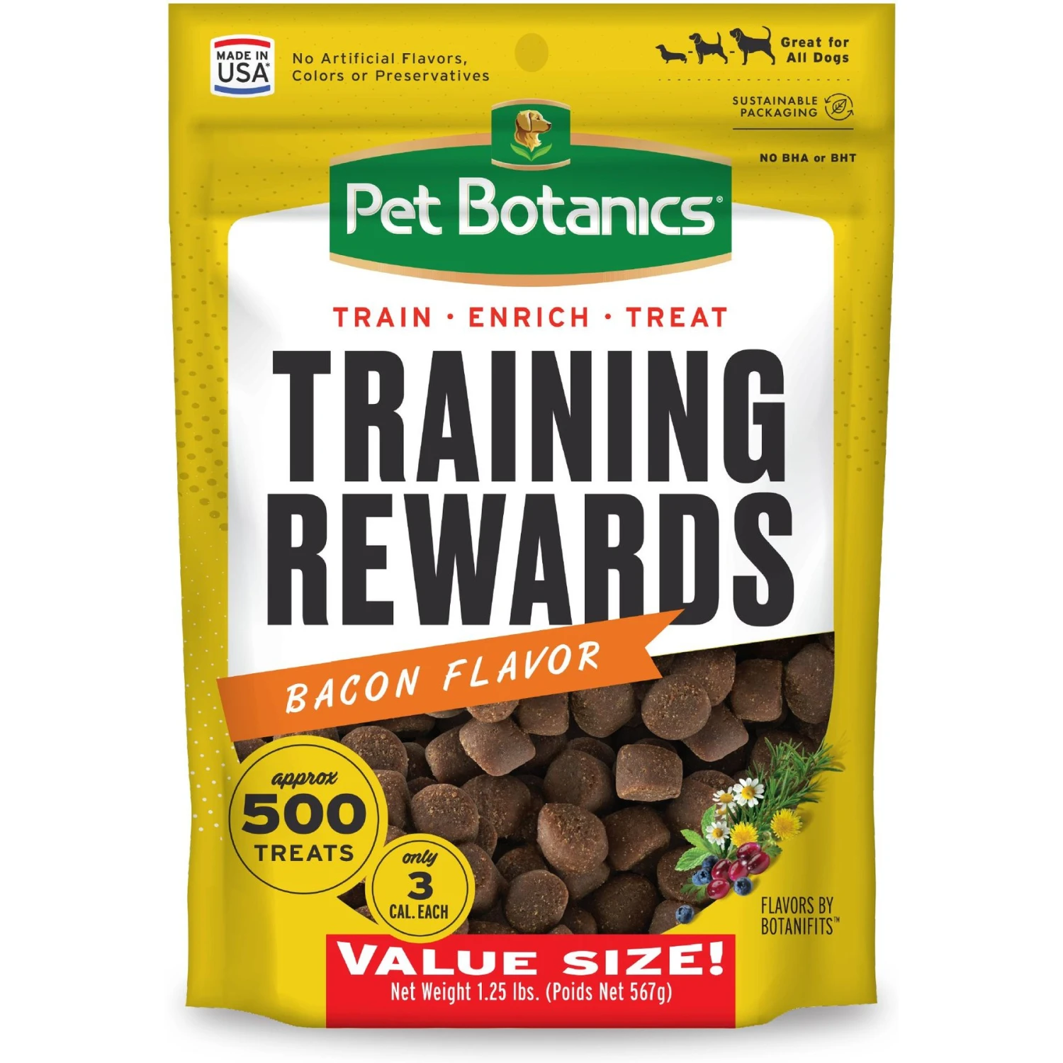 Pet Botanics Training Reward Bacon Flavor Dog Treats 3 Pet Botanics Training Reward Bacon Flavor Dog Treats