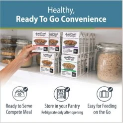 JustFoodForDogs Pantry Fresh Beef & Chicken Variety Pack, 12.5-oz Pouch, Case Of 4 -Snuggle Paws 749822 PT4. AC SS1800 V1674769347