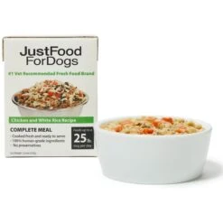 JustFoodForDogs Pantry Fresh Chicken & White Rice Fresh Dog Food