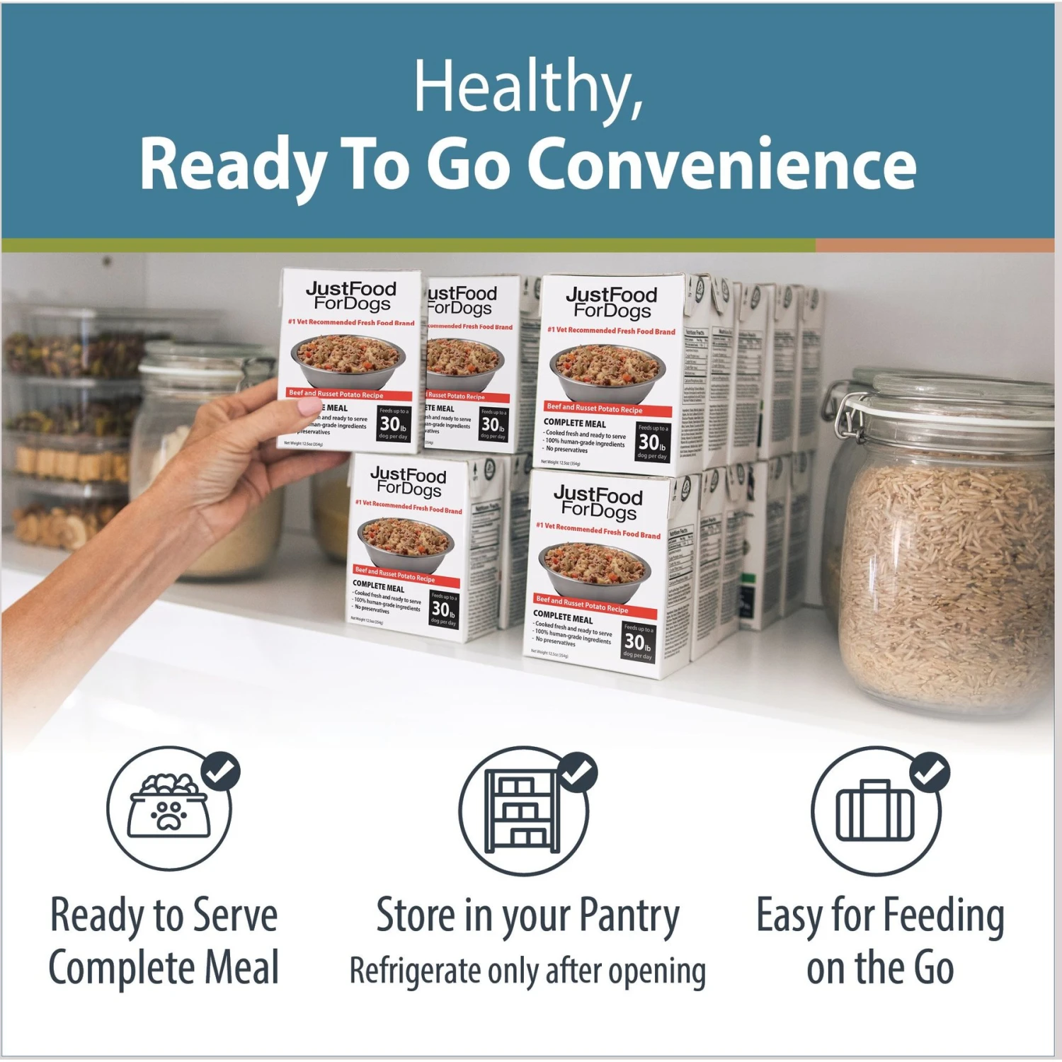 JustFoodForDogs Pantry Fresh Beef & Russet Potato Fresh Dog Food 6 JustFoodForDogs Pantry Fresh Beef & Russet Potato Fresh Dog Food - Image 4