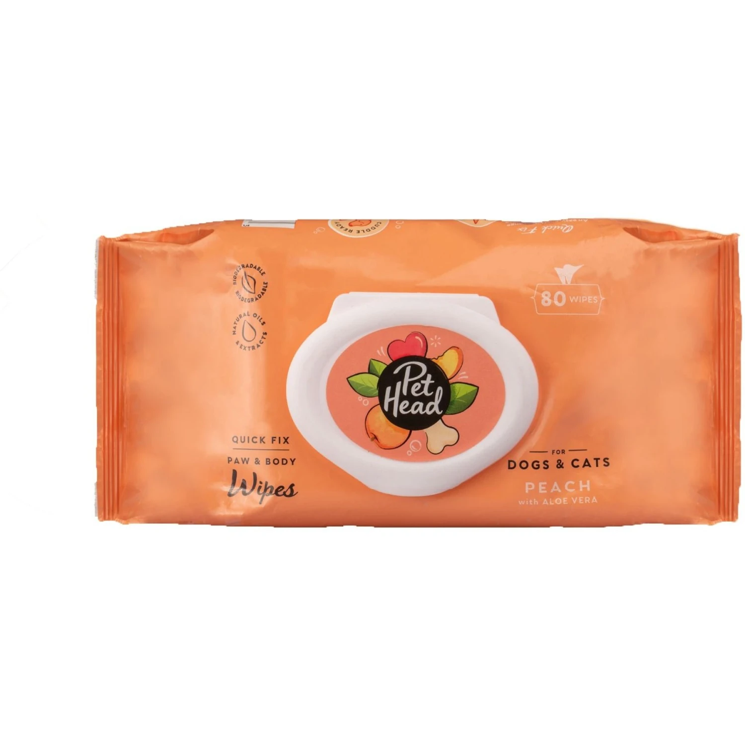 Pet Head Quick Fix Dog Wipes, 80 Count 3 Pet Head Quick Fix Dog Wipes, 80 Count