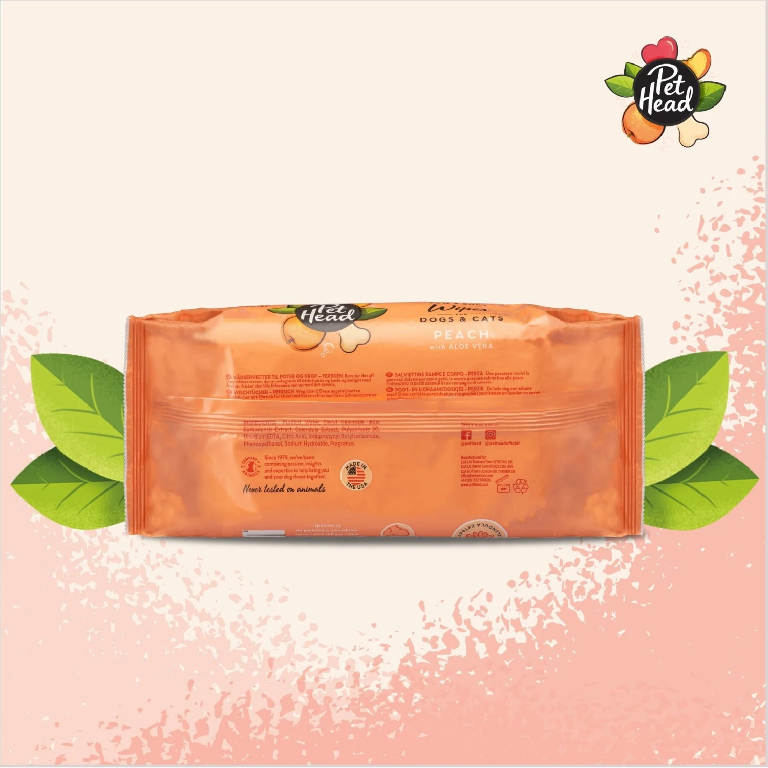 Pet Head Quick Fix Dog Wipes, 80 Count 4 Pet Head Quick Fix Dog Wipes, 80 Count - Image 2