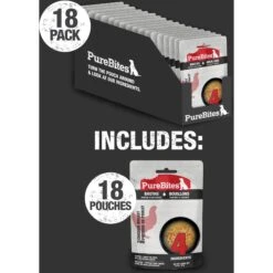 PureBites Broth Chicken & Vegetables Dog Food Topping, 2-oz Bag -Snuggle Paws 750638 PT5. AC SS1800 V1677594390