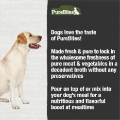 PureBites Dog Broths Chicken & Beef Food Topping 12 PureBites Dog Broths Chicken & Beef Food Topping -Snuggle Paws 750654 PT3. AC SS1800 V1677604667