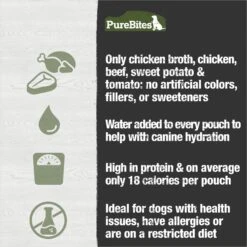 PureBites Dog Broths Chicken & Beef Food Topping 13 PureBites Dog Broths Chicken & Beef Food Topping -Snuggle Paws 750654 PT4. AC SS1800 V1677783239