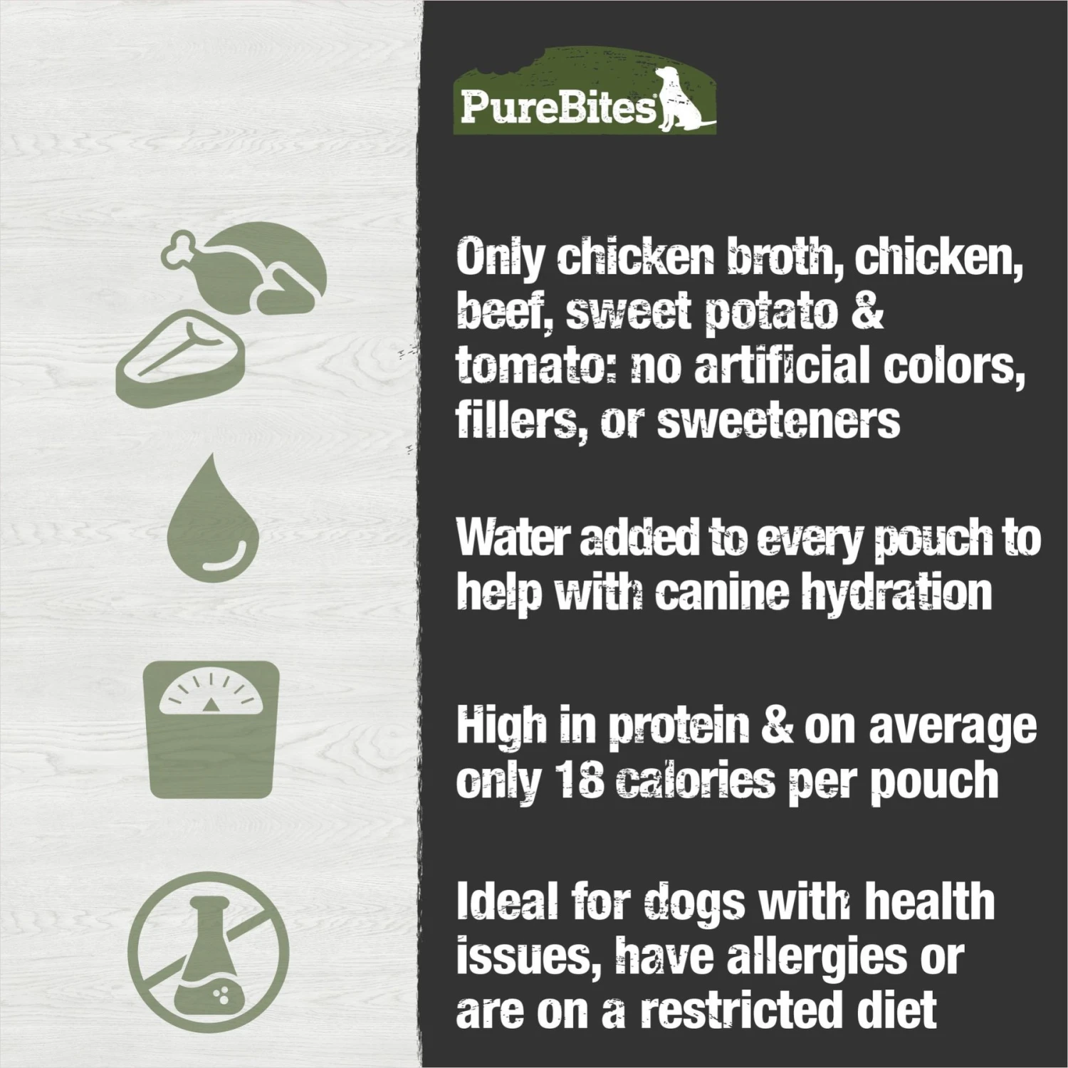 PureBites Dog Broths Chicken & Beef Food Topping 7 PureBites Dog Broths Chicken & Beef Food Topping - Image 5