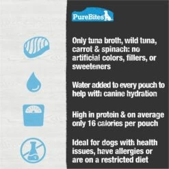 PureBites Dog Broths Tuna & Vegetables Food Topping -Snuggle Paws 750670 PT4. AC SS1800 V1677619107