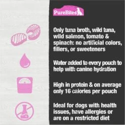 PureBites Dog Broths Tuna & Salmon Food Topping -Snuggle Paws 750686 PT4. AC SS1800 V1677619556