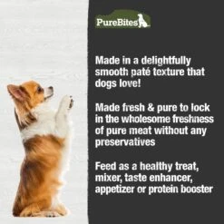 PureBites Dog Pates Chicken & Beef Food Topping, 2.5-oz Can -Snuggle Paws 750734 PT3. AC SS1800 V1677594400