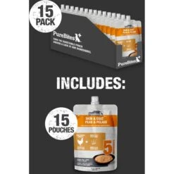 PureBites Plus Squeezables- Skin & Coat Dog Food Toppings 14 PureBites Plus Squeezables- Skin & Coat Dog Food Toppings -Snuggle Paws 750798 PT5. AC SS1800 V1677594564