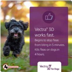 Vectra 3D Flea & Tick Control For Dogs Over 95lbs 15 Vectra 3D Flea & Tick Control For Dogs Over 95lbs -Snuggle Paws 756006 PT4. AC SS1800 V1689955074