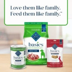 Blue Buffalo Basics Skin & Stomach Care Grain-Free Formula Lamb & Potato Recipe Adult Dry Dog Food -Snuggle Paws 75659 PT8. AC SS1800 V1646257018